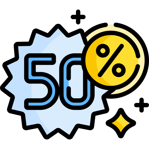 50% Discount